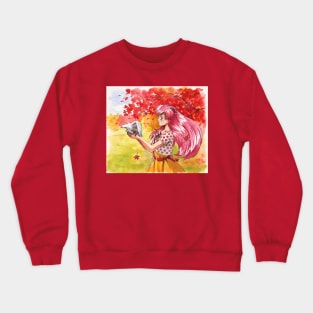 A letter to my Love Wedding Peach Crewneck Sweatshirt